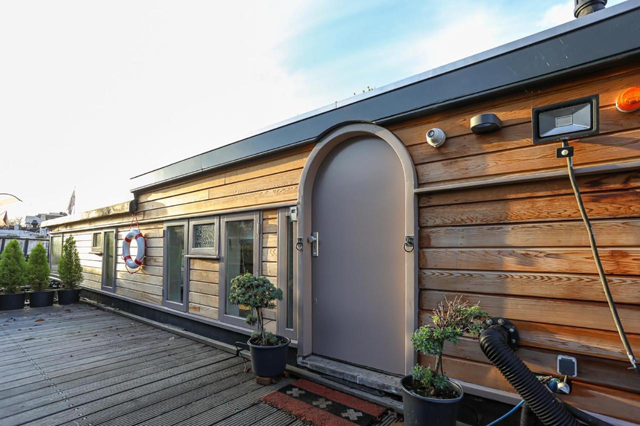 Houseboat Next To Amstel Bed & Breakfast Amsterdam Eksteriør bilde
