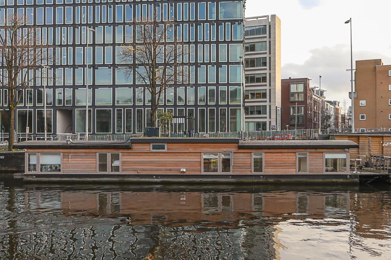 Houseboat Next To Amstel Bed & Breakfast Amsterdam Eksteriør bilde