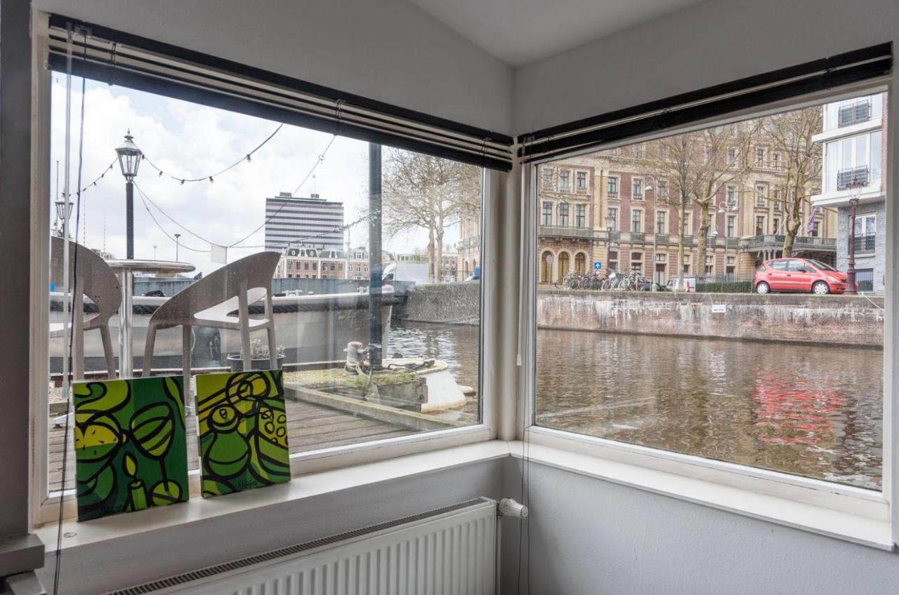 Houseboat Next To Amstel Bed & Breakfast Amsterdam Eksteriør bilde