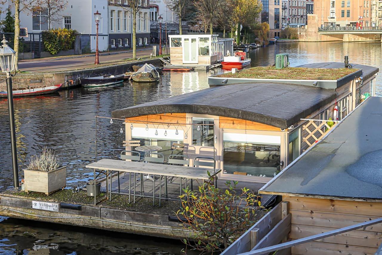 Houseboat Next To Amstel Bed & Breakfast Amsterdam Eksteriør bilde